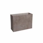 Jardinière Artevasi Sydney 80 cm Taupe Plastique 50 L Acabado Mate UV