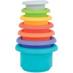 Set de 7 copos de banho em silicone Nûby empiláveis 5 cores