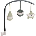 Arco de juego Beaba Up&Down III gris con 3 juguetes extraíbles y acolchado