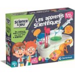 Kit Científico Multissensorial Les Apprentis Scientifiques 5+ Com Tubos Pipeta Balança Manual Ilustrado