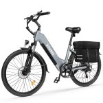 Bicicleta eléctrica Eskute C202 250W 48V 17,5Ah 26" Shimano 7 velocidades - Gris