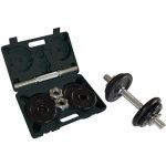 Schildkröt Hantelset 10 kg mit 30 cm Chromstange und Gusseisenplatten