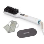 Cepillo Alisador Medion MD19859 46W Cerámica Iónica 5 Temperaturas Pantalla LCD Blanco