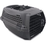 Transportador M Pets Eco Giro Tamanho S Cinzento Porta Metálica