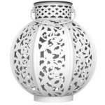 Lanterna Solar Vintage Galix em Metal 10 Lm Bege 17 Cm IP44
