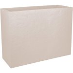 Jardinière EDA Volcania 46 L Rectangulaire Effet Pierre Beige Calcaire