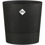 Vaso autorrigenerante Elho Foss Round 35 cm Nero 21 L