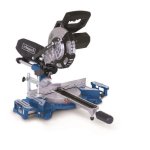 Sierra ingletadora radial deslizante Scheppach HM 185 1400 W Disco 185 mm Guía láser