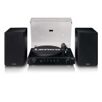 Platina Vinil Lenco LS-700BK Bluetooth 5.2 Amplificador 2x100W RMS