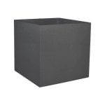 Bac à fleurs carré EDA Graphit 49,5 x 49,5 x 49,5 cm 57 L Gris Antracite