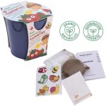 Kit Jardinagem Silverlit 3 Vasos Coloridos Sementes Adesivos 3+ Anos