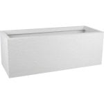 Fioriera EDA Graphit Up 57 L Bianco Ceruso Opaco 79,5 x 29,5 x 29,5 cm