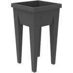 Jardinière surélevée EDA Urban 38.5x38.5x68 cm 23 L Antracite UV