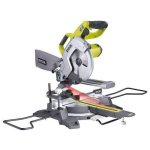 Sierra Radial Ingletadora Deslizante Ryobi Ems216l 1500W 216mm 48 Dientes