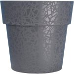 Vaso Riviera Terea Cinza Ø58 cm em Polipropileno com Borda Reforçada