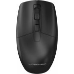 Ratón LC-Power LC-M722BW sans fil 1600 DPI noir 4 boutons