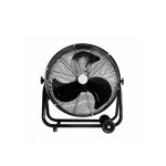 Ventilador Industrial Bilake 180W 64cm 3 Velocidades Cabezal Orientable con Ruedas