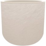 Runder Blumentopf EDA Volcania Up Steinoptik Ø50 cm 67 L