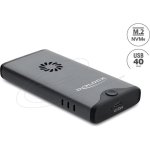 PC-Gehäuse Delock SSD M.2 Metall Thunderbolt 3/4/5 USB-C 40 Gbps