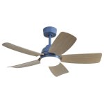 Ventilatore da Soffitto con Luce Welltin T3218P283238 22W 107cm Motore DC Silenzioso Telecomando