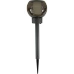 Lanterne solaire à piquet Galix Ø105 mm 12 LED SMD ambré 1800K effet flamme