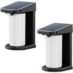 2er-Pack Lumisky Solar-Außenleuchten 5W 2x80 lm PIR-Sensor IPX4