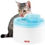 Fonte de água elétrica Zolux 2L silenciosa para gatos e cães pequenos