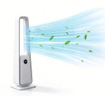 Coluna de Ar Sem Pás Autrucker Motor DC 24 Velocidades Temporizador 12h Oscilação 75° LED Branco