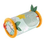 Rolo Sensorial Sophie La Girafe — Tapete Multifunções com Espelho e Furo Texturizado (6 Meses+)