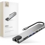 Hub USB Tech-Protect HB09 8 en 1 HDMI 4K 100W