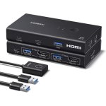 Interrupteur KVM Ugreen AK502 4K USB-C pour 2 PC