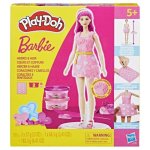 Set Créatif Play-Doh Barbie Coeurs et Cheveux avec Poupée 30 cm