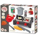 Cuisine de Jeu ECOIFFIER Dinette 2 Feux 11 Accessoires Plastique +18 Mois