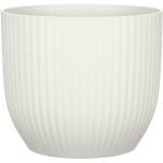 Vaso Deroma 231 Chalk White 7L Ø24 cm Plastica Leggera Testurizzata