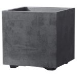 Jardinière Deroma Cube Millennium R Carrée 10 L Antracite
