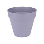 Jardinière ronde Elho Loft Urban violete avec roues et réserve d'eau 39 x 38,5 x 35 cm