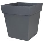 Vaso EDA Toscane 50 cm Grigio Antracite 87 L Opaco Anti-UV