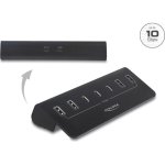Hub Delock 7 Ports 10 Gbps Modell 64283 mit aktiver Stromversorgung