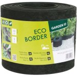 Bordillo Jardín Garden Life Eco Border Goma Reciclada Flexible 5 m x 13 cm Negro