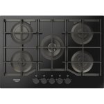 Plaque à gaz Hotpoint HAGS 72F/BK 1 Noir 5 zones