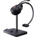 Casque Yealink avec câble USB pour communication professionnelle, couleur noire