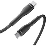 Câble Veger USB-C à USB-C 240W PD 1.5m Noir
