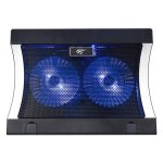 Havit HV-F2051 Supporto Refrigerante Portatile 2 Ventole 120 mm Regolabile