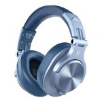 Cuffie OneOdio A70 wireless Bluetooth 5.2 con cancellazione rumore blu