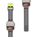 Correa UAG Civilian Strap Apple Watch gris y verde acero y silicona