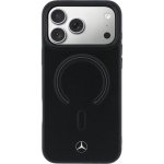 Funda para móvil Mercedes Leather 3D MagSafe Backcover Schwarz für iPhone 17 Pro Max