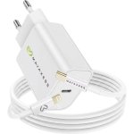 Schnellladegerät USB Mayaxess 18W Quick Charge 3.0 mit Lightning-Kabel