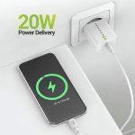 USB-Ladegerät Mayaxess Quick Charge 3.0 18W mit Lightning-Kabel
