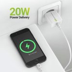 Mayaxess USB Schnelllader 18W Quick Charge 3.0 mit Lightning-Kabel