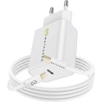 Schnelllader Mayaxess Quick Charge 3.0 18W mit Lightning-Kabel